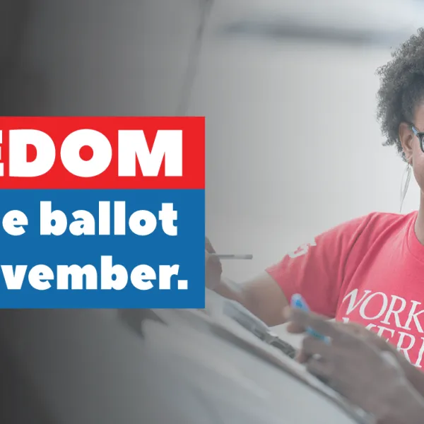Freedom on the ballot